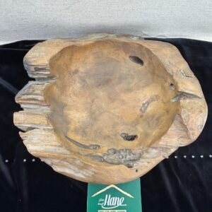 DOĞAL TEAK AĞACI TABAK 30 CM