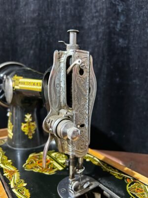JUNGHANS MARKA ALMANYA ÜRETİMİ KOLLU ANTİKA DİKİŞ MAKİNESİ - Görsel 7