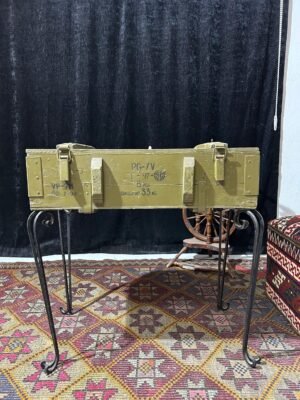 ORİJİNAL MÜHİMMAT SANDIĞI SEHPA